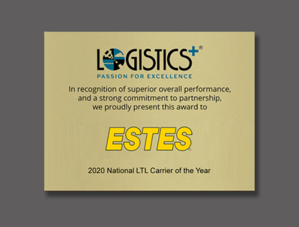 Estes Named 2020 LTL Carrier of the Year by Logistics Plus, Inc.